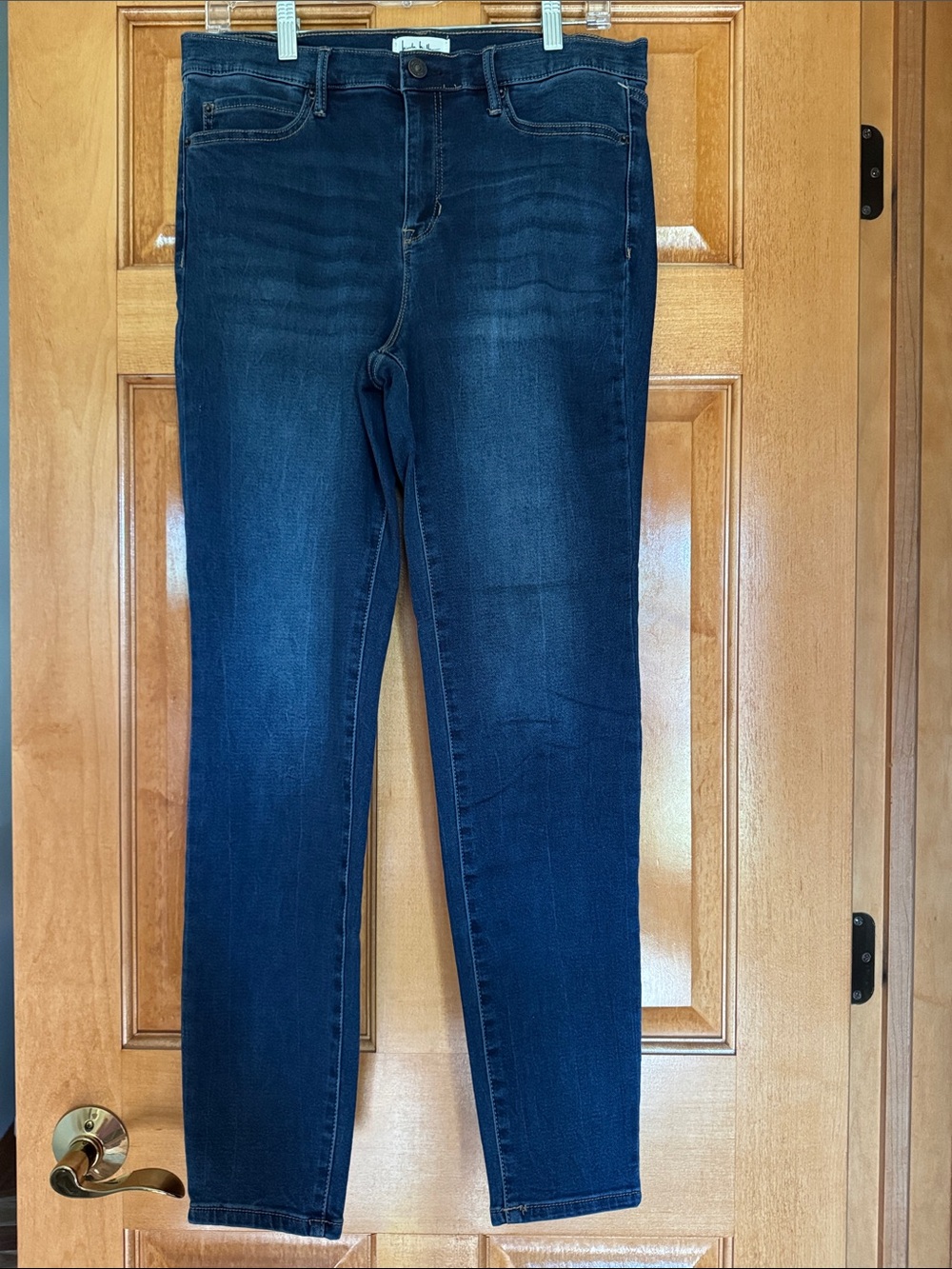 New Women’s Nicole Miller NY SOHO High Rise Dark Blue Skinny Jeans - size 12